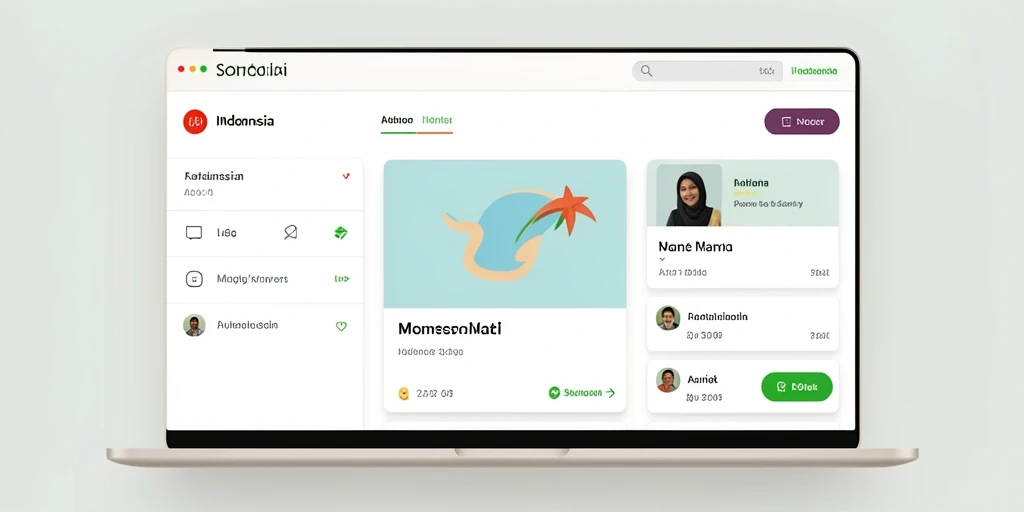 Tampilan antarmuka yang user-friendly dan responsif.