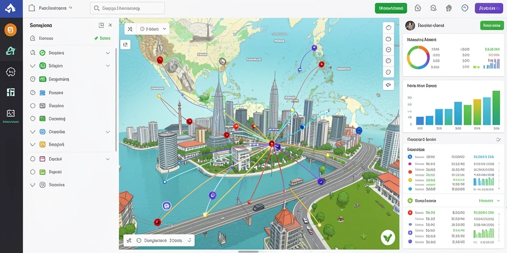 Tampilan antarmuka D200M yang memukau dan user-friendly.