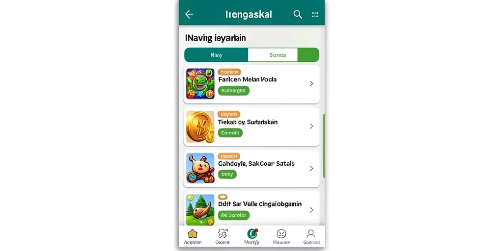 Tampilan utama aplikasi DNA777 yang menarik.
