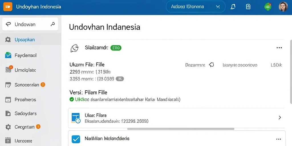 Tampilan antarmuka yang user-friendly.