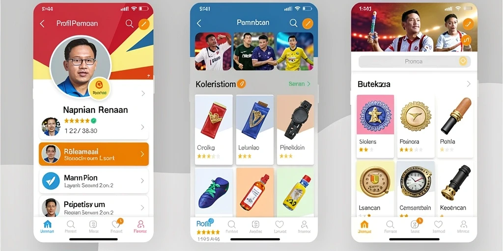 Tampilan utama IDNSCORE yang menarik dan intuitif.