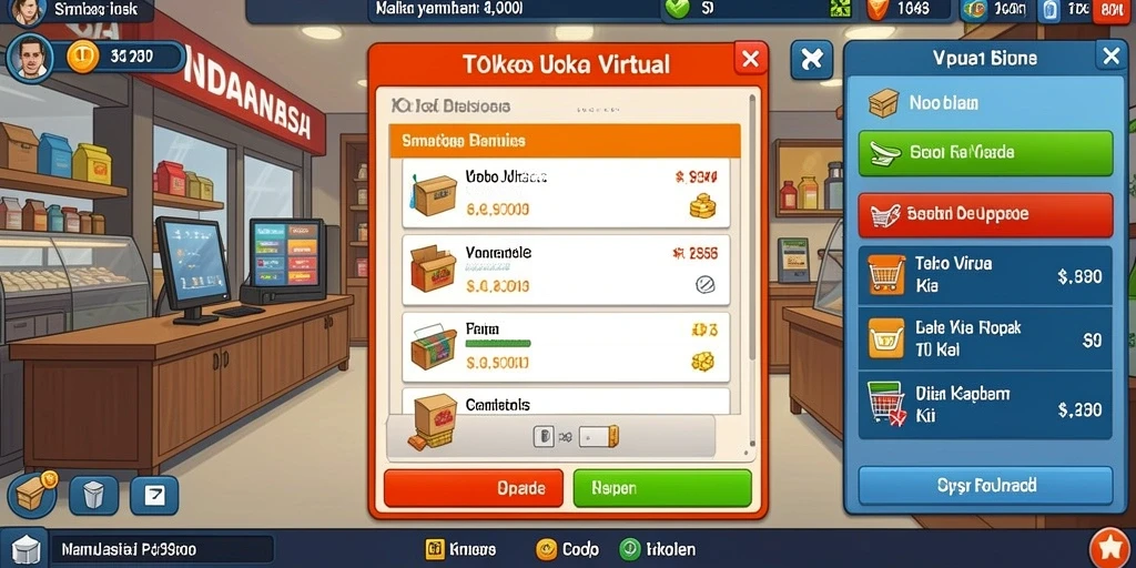 Tampilan antarmuka utama yang menarik dan user-friendly.
