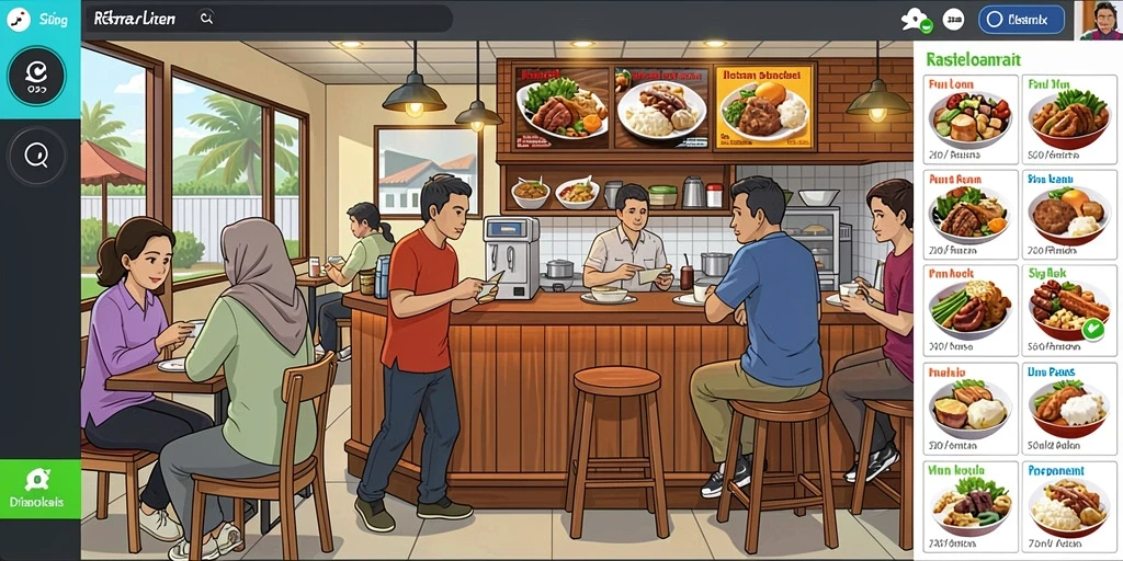 Tampilan antarmuka yang menarik dan modern.