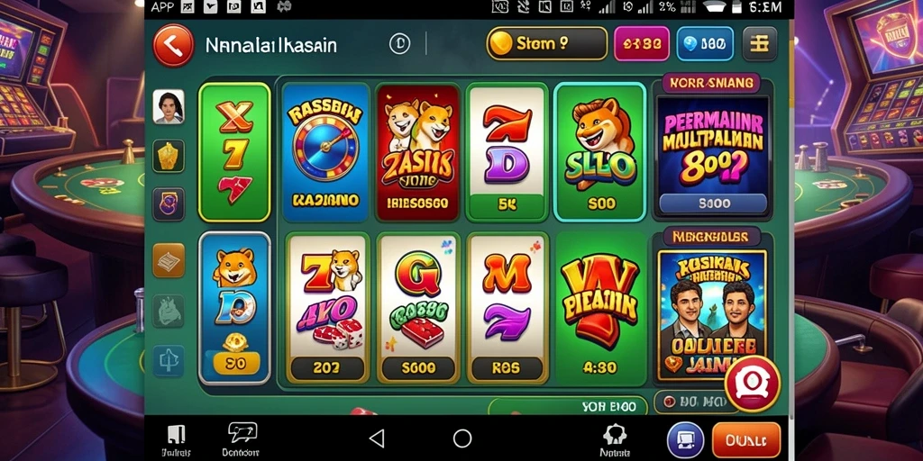 Tampilan awal game yang menarik.
