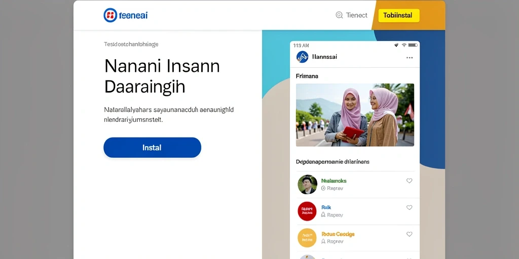 Tampilan antarmuka pengguna yang intuitif dan menarik.