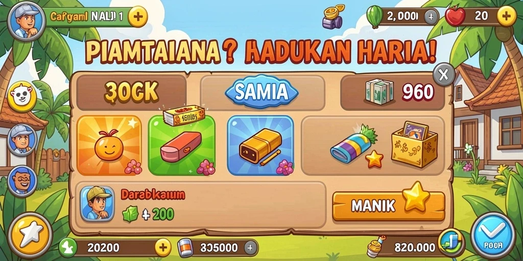 Tampilan antarmuka yang menarik dan user-friendly.