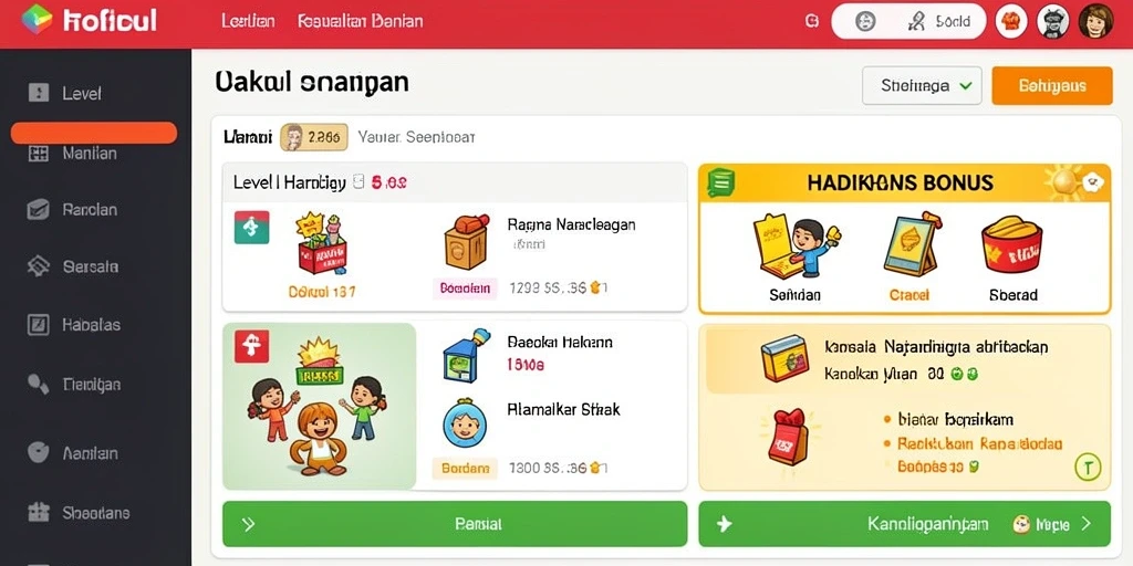 Antarmuka pengguna yang sederhana dan menarik.